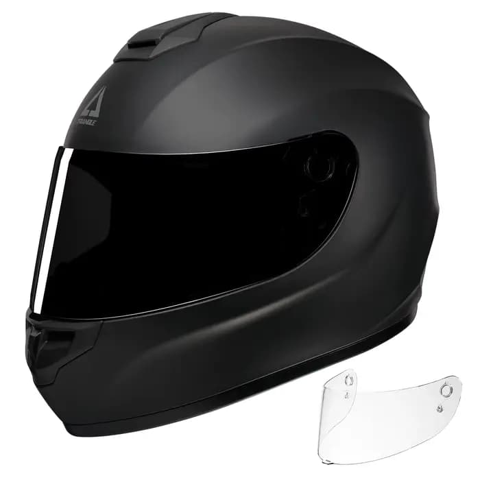 Casque de moto intégral unisexe pour hommes et femmes, casques de moto avec visière extra transparen