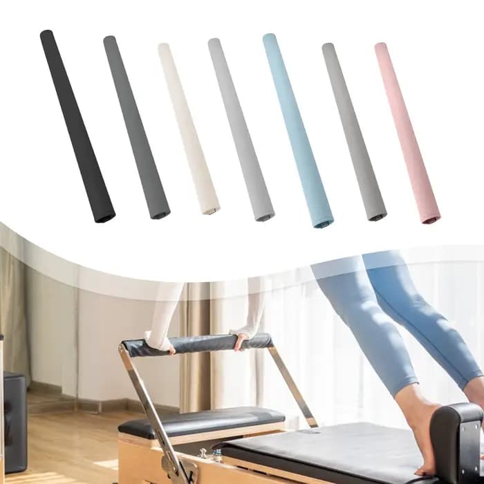 Housse de protection en cuir PU résistant à l'usure pour barre de pieds d'équipement de Pilates
