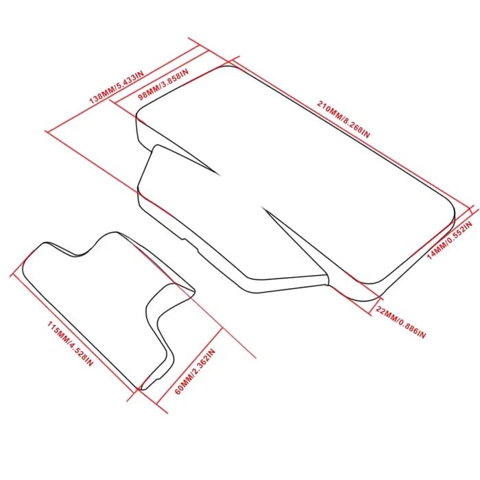 Coussin de dossier arrière pour moto