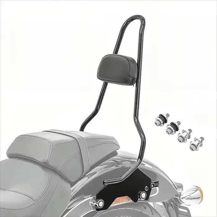 Dossier de passager arrière détachable pour moto