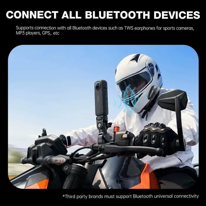 Freedconn-Oreillette Bluetooth pour moto