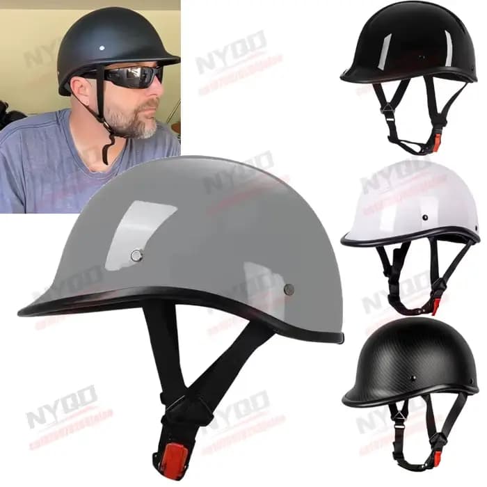 Casque de moto classique rétro