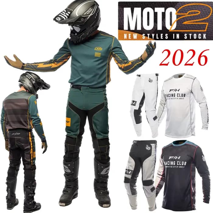2026 FH ensemble d'équipement de Motocross MX Enduro costume hors route Moto maillot