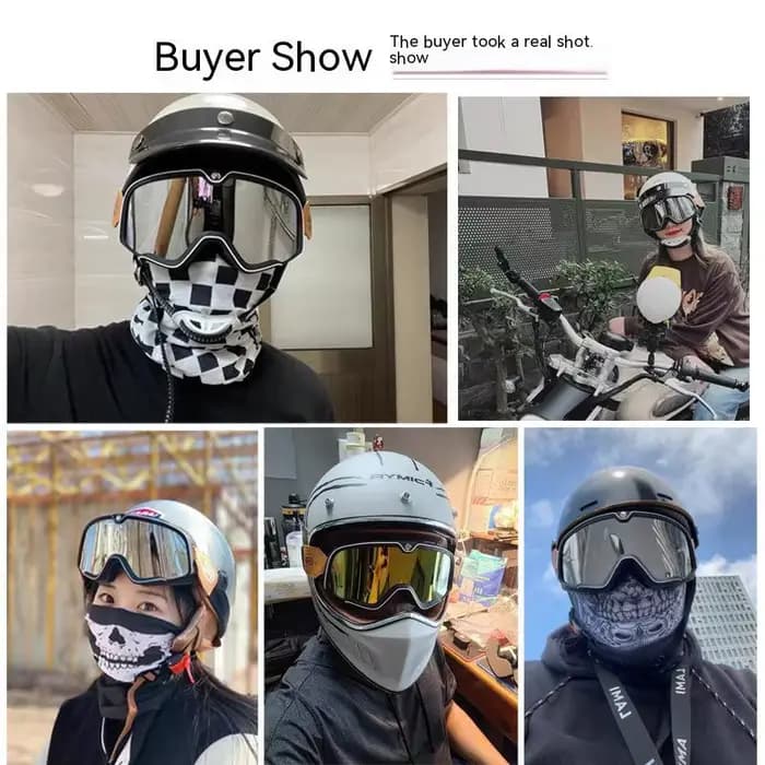 Lunettes anti-poussière pour Moto