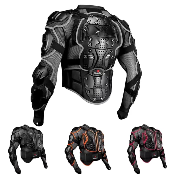 HEROBIKER veste de Motocross armure de moto hommes armure corporelle Protection de conduite de moto Protection de veste d'équitation de vélo