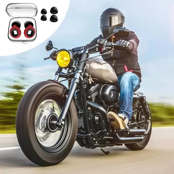 Bouchons d'oreilles Anti-bruit pour moto