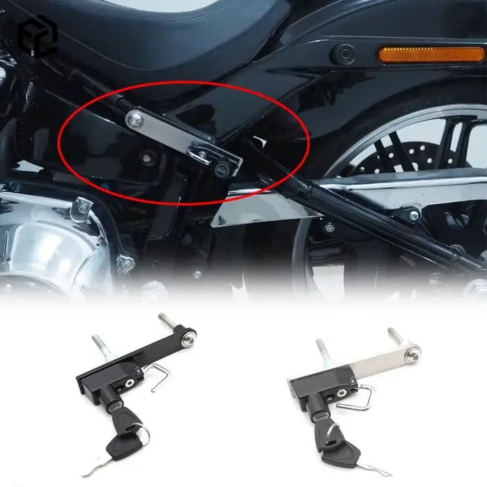 Serrure spéciale pour casque de moto