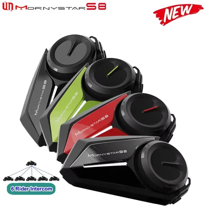 Mornystar S8 interphone Bluetooth pour casque de moto