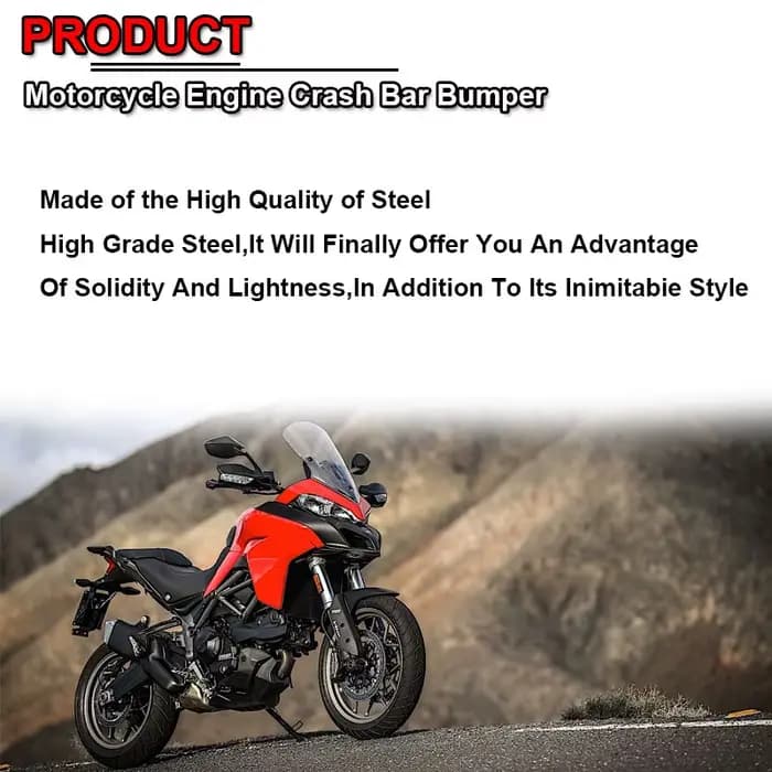 Barre de protection de moteur de moto