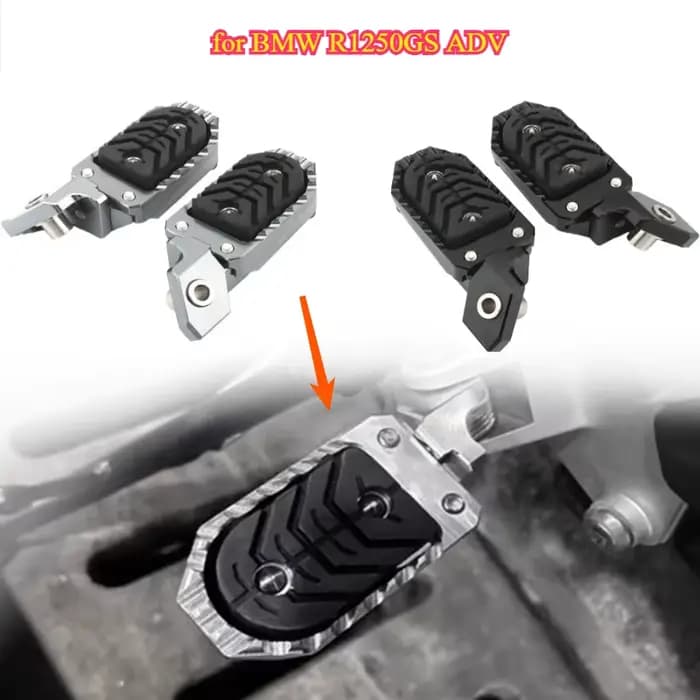 Accessoires moto pour BMW R1250GS ADV : repose-pieds réglables