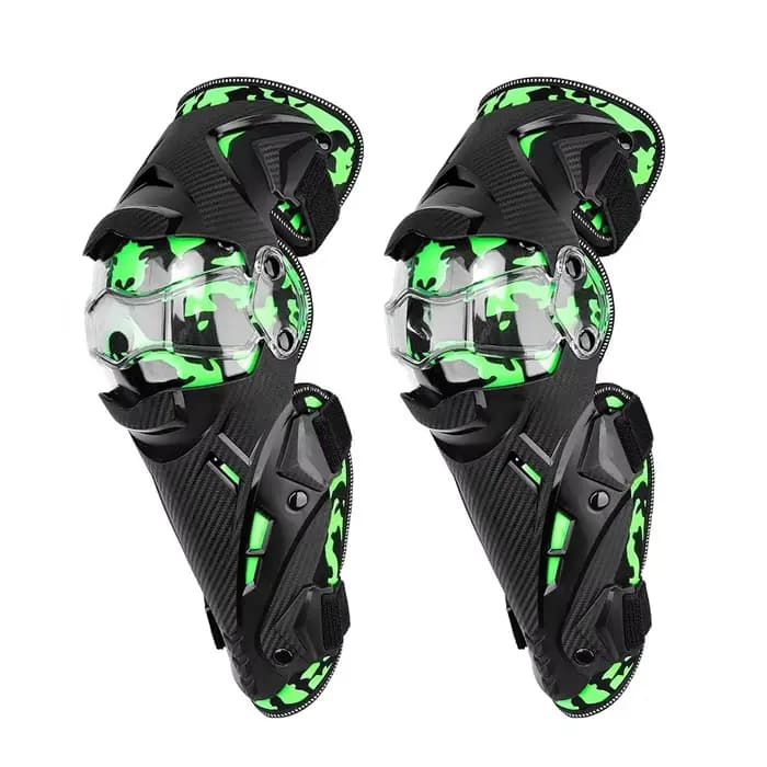 Genouillères de moto, équipement de protection pour la conduite, genouillères confortables à absorption des chocs pour une utilisation prolongée