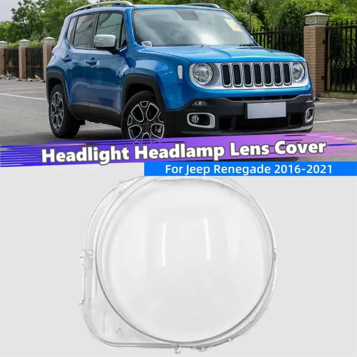 Coque de protection transparente pour phares de voiture, accessoires pour Jeep Renegade 2016 2017 2018 2019 2020 2021, accessoires pour véhicules