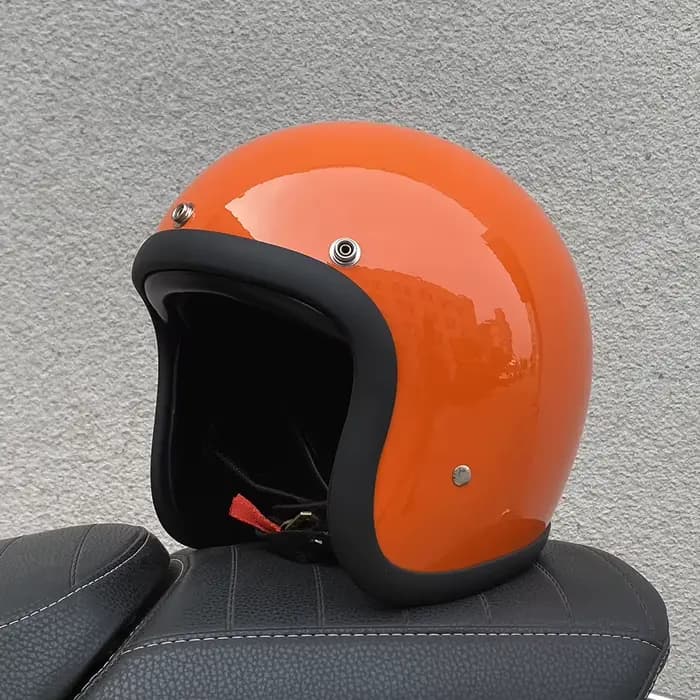 Casque de moto 3/4 style japonais classique