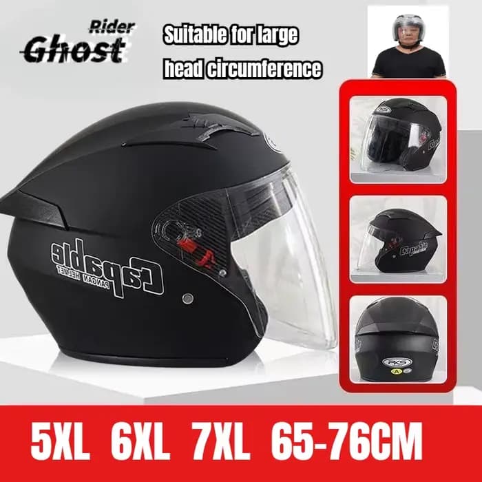 Casque de moto taille 5XL 6XL 7XL