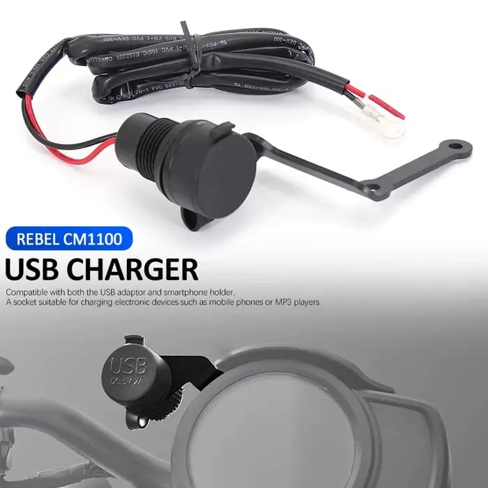 Chargeur USB pour Moto Honda REBEL CMX1100 CM 1100 CMX