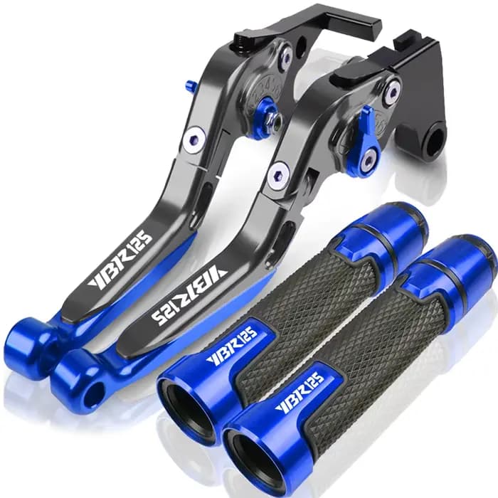 Moto Pour YAMAHA YBR125 2005-2014 YBR 125 2006 2007 2008 2009 2010 2011 2012 Réglable Leviers D'embrayage De Frein Poignées de Guidon