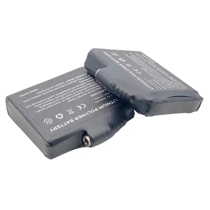 1-6 pièces gants chauffants batterie 7.4V 3000mah