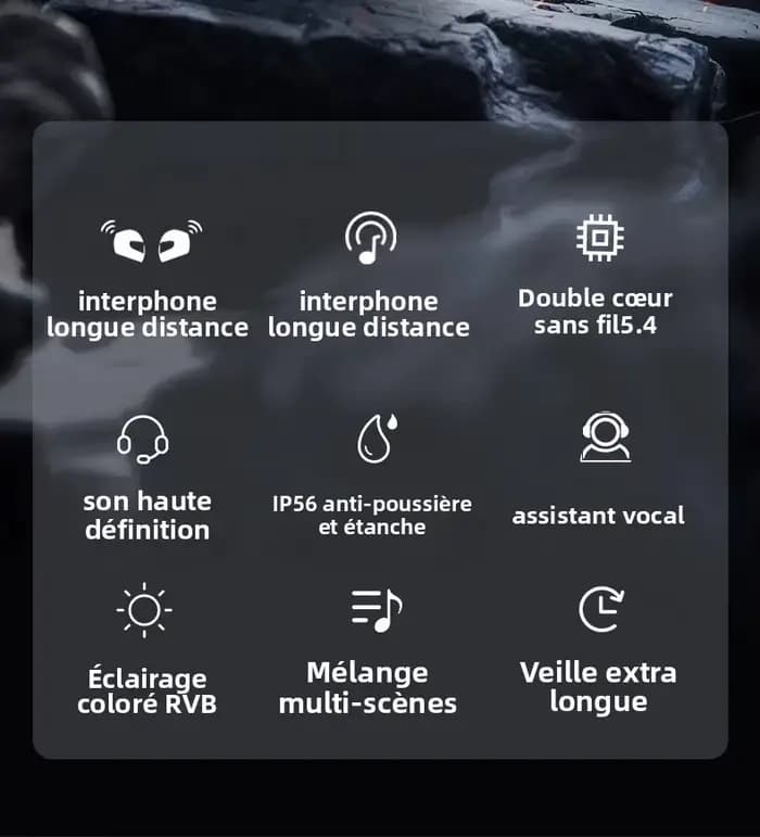 Interphone musical double Bluetooth 5.4