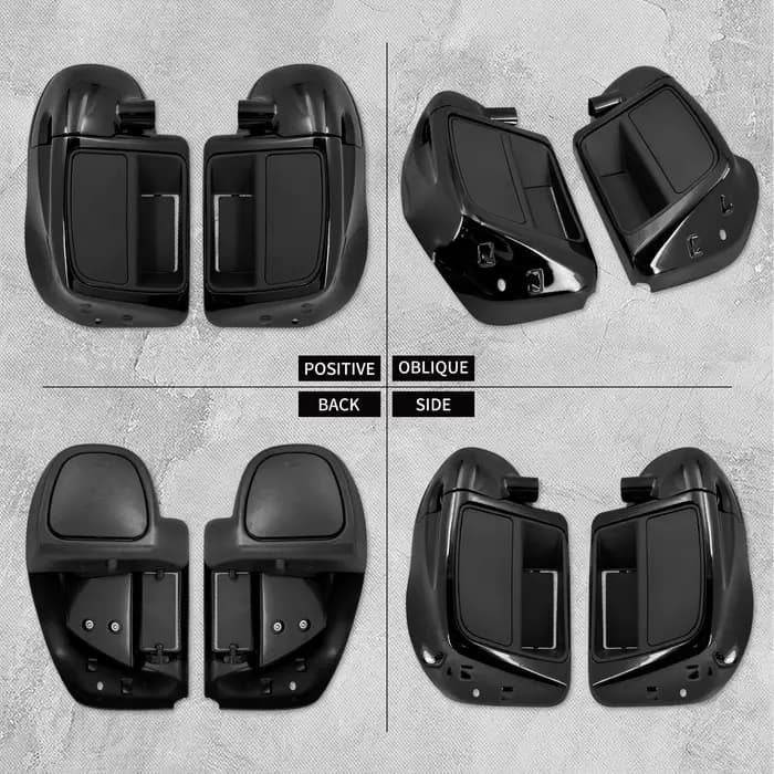 Ensemble de boîtes de rangement ventilées pour moto