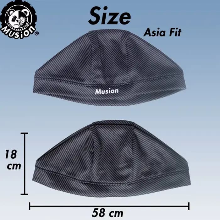 Couvre-tête Musion Design original pour casque de moto