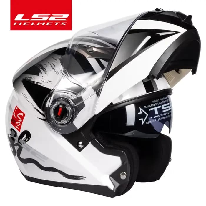 Casque de moto LS2 FF370 à double visière