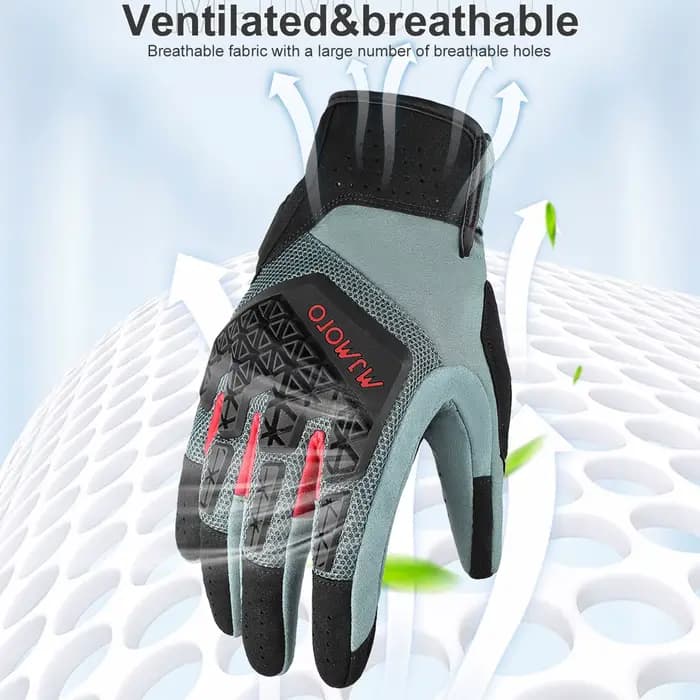 Gants de moto certifiés CE maille Textile ventilé