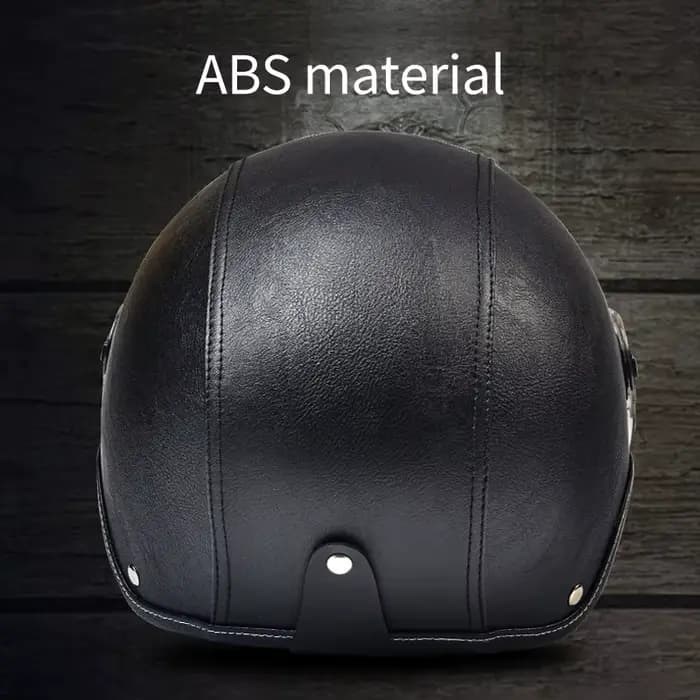 AD – demi-casque de MOTO rétro pour hommes
