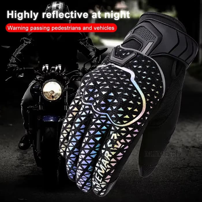 Gants de moto à écran tactile