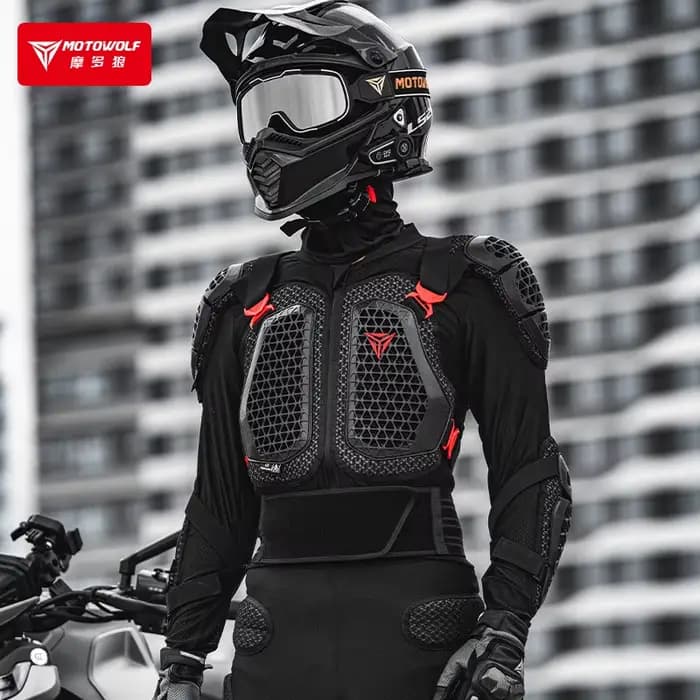 Motowolf – veste d'armure de moto pour hommes