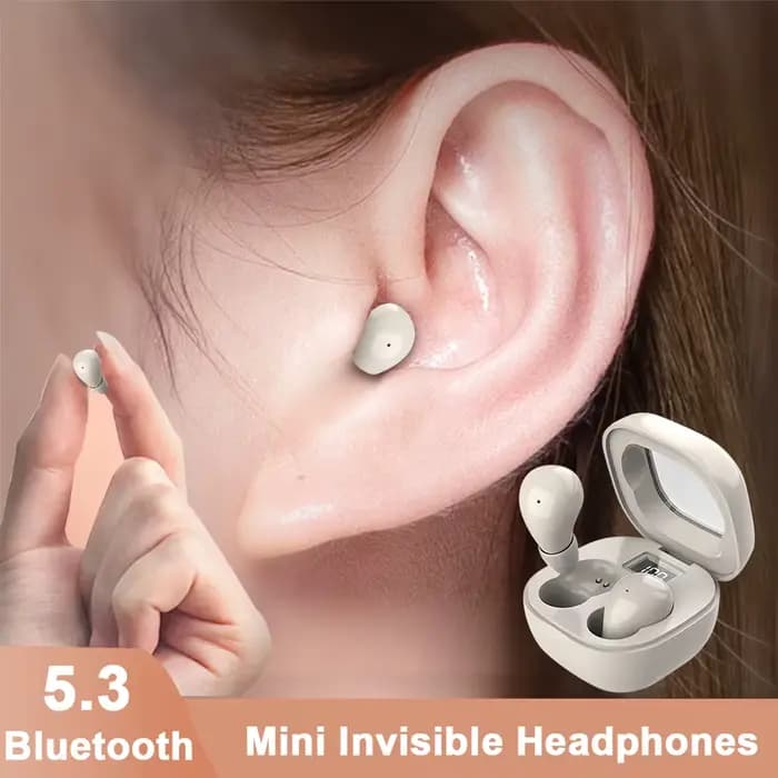 Mini casque de sommeil sans fil Bluetooth casque HiFi stéréo Invisible écouteurs cachés dans l'oreille sport écouteurs pour Smartphone