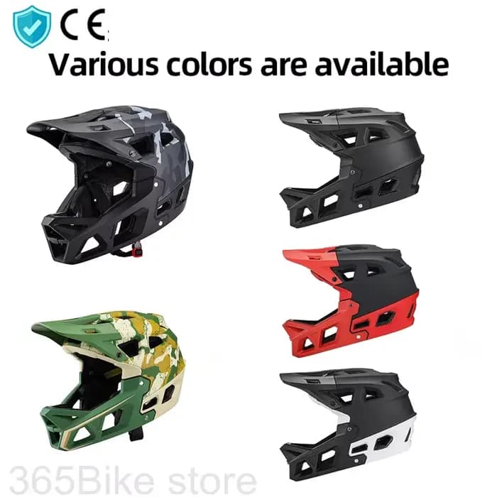 Casque de cyclisme vtt intégral pour homme adulte DH BMX