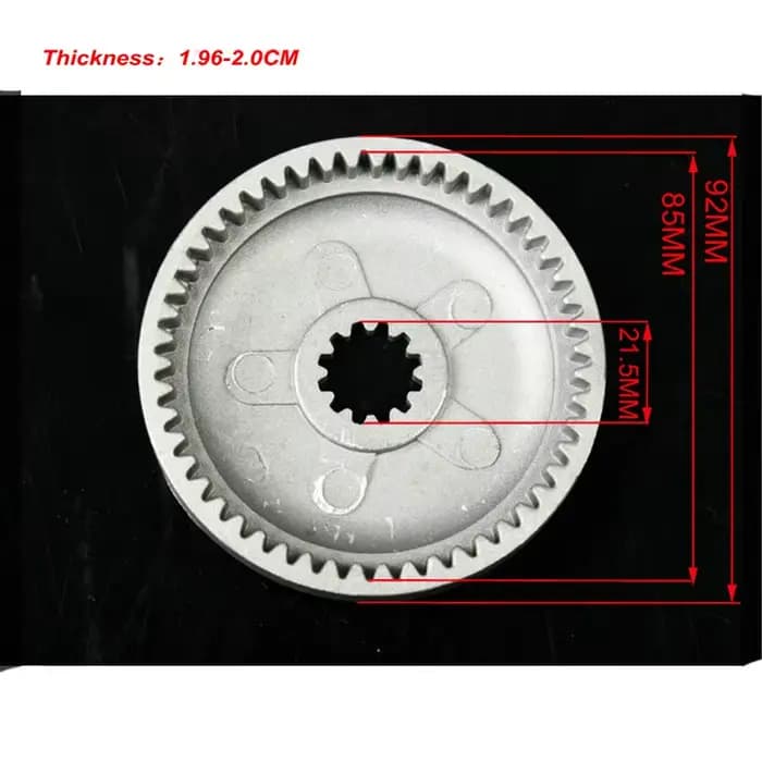YIMATZU ATV pièces engrenage en alliage de Zinc pour treuil électrique ATV 2000-3000LB