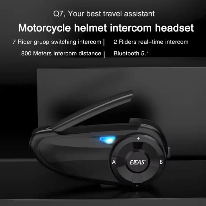 EJEAS Q7 casque de moto Bluetooth