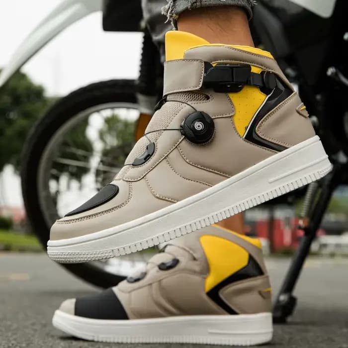 Bottes de motard respirantes unisexes
