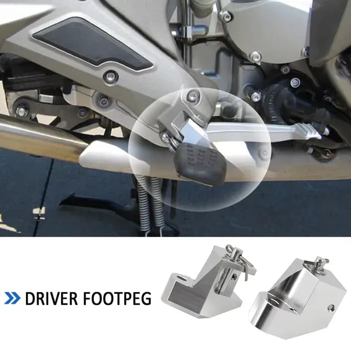 Repose-pieds pour conducteur de moto