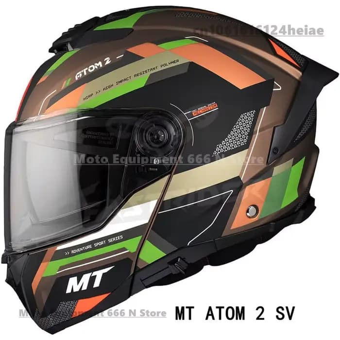MT ATOM 2 SV lentille de casque Original HD Transparent MT-V-35 rabattable accessoires