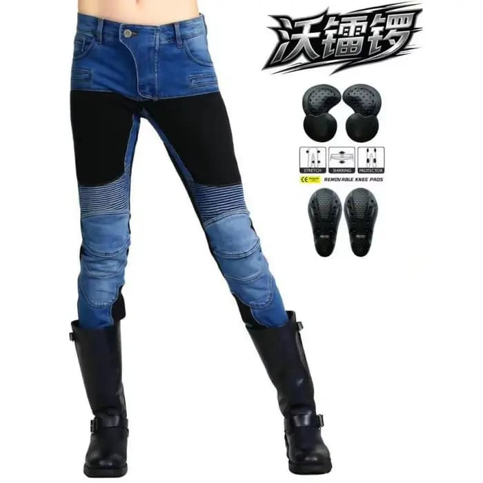 Pantalon de moto en maille pour femme