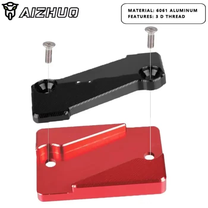 Couvercle de réservoir de liquide de cylindre d'embrayage de frein avant de moto en aluminium CB 125 R pour HONDA