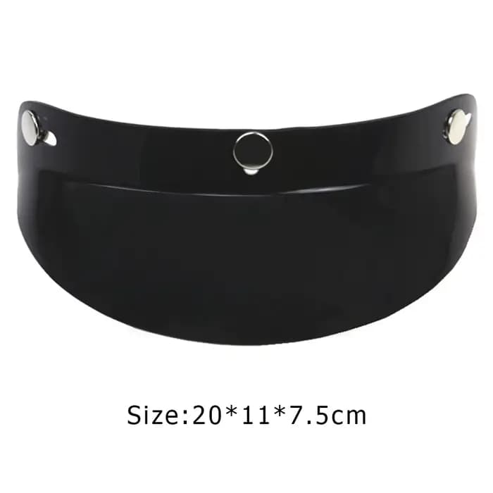 Visière de casque de vélo 3/4