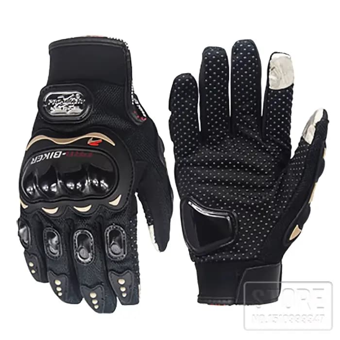 Gants de moto pour écran tactile