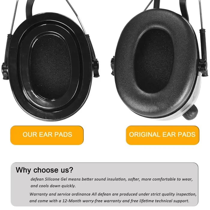 Casque tactique cache-oreilles coussin d'oreille en Gel pour 3M Peltor Sport
