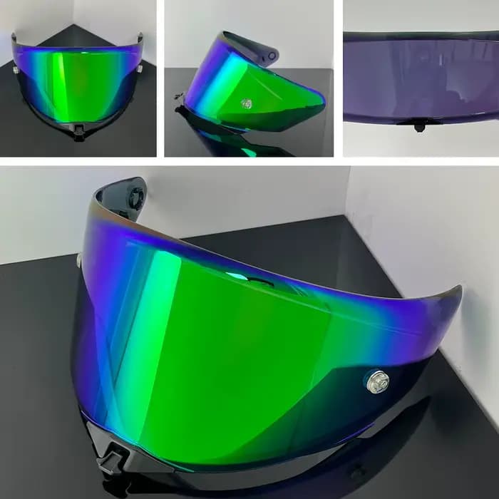 Visière transparente anti-décoloration pour casque de moto KYT TT REVO