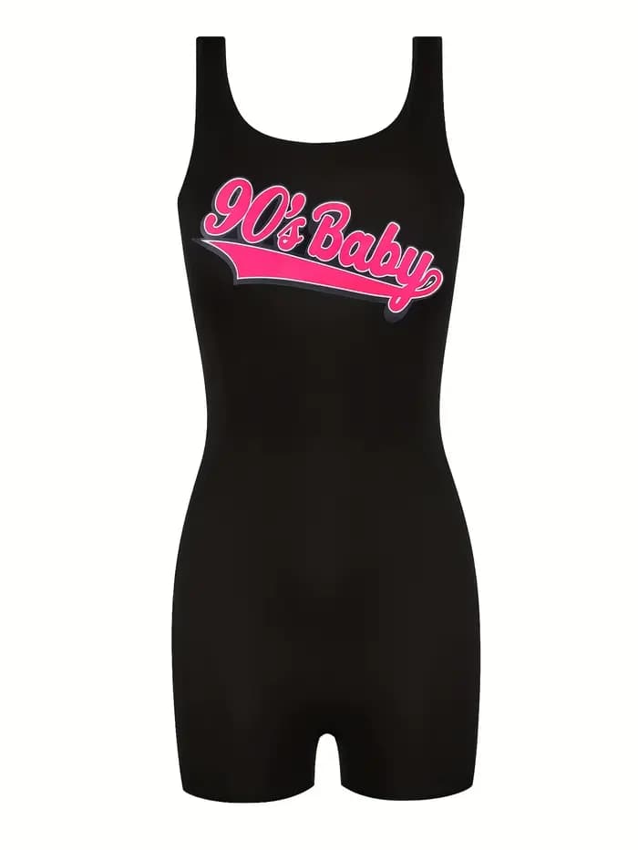 Combinaison sans manches, dos nu, sans gilet, transfrontalière, couleur unie, serré, exercice, Yoga, robes, vêtements, Shorts, Lingerie Jum