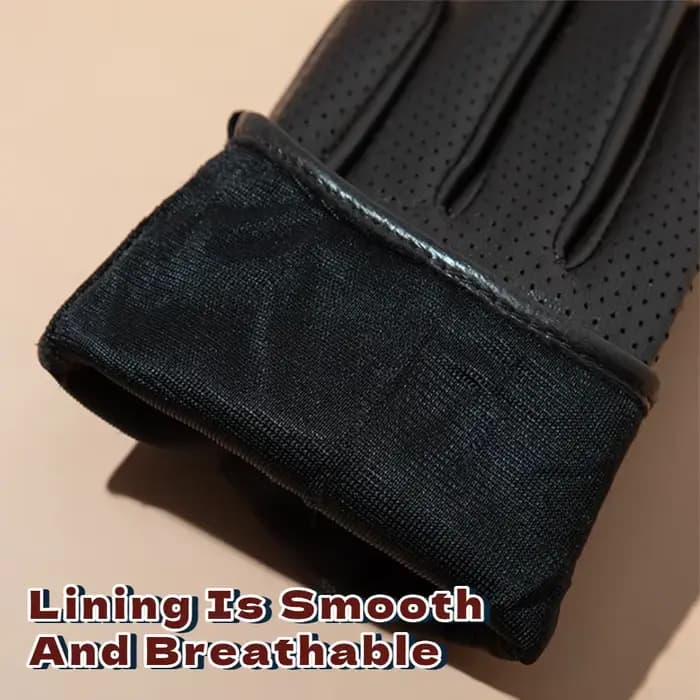 Gants en cuir de mouton véritable pour hommes