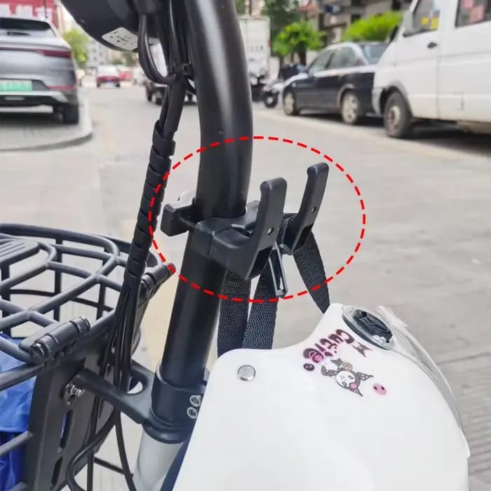 1-3 crochets accessoires de casque de moto rangement sac à bagages cintre support pour moto électrique vélo vélo Scooter
