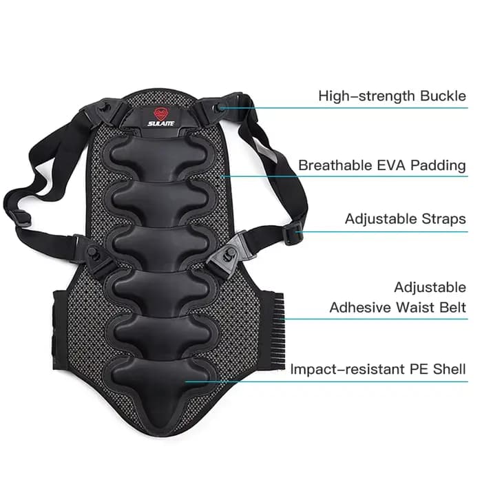 Protection dorsale pour moto