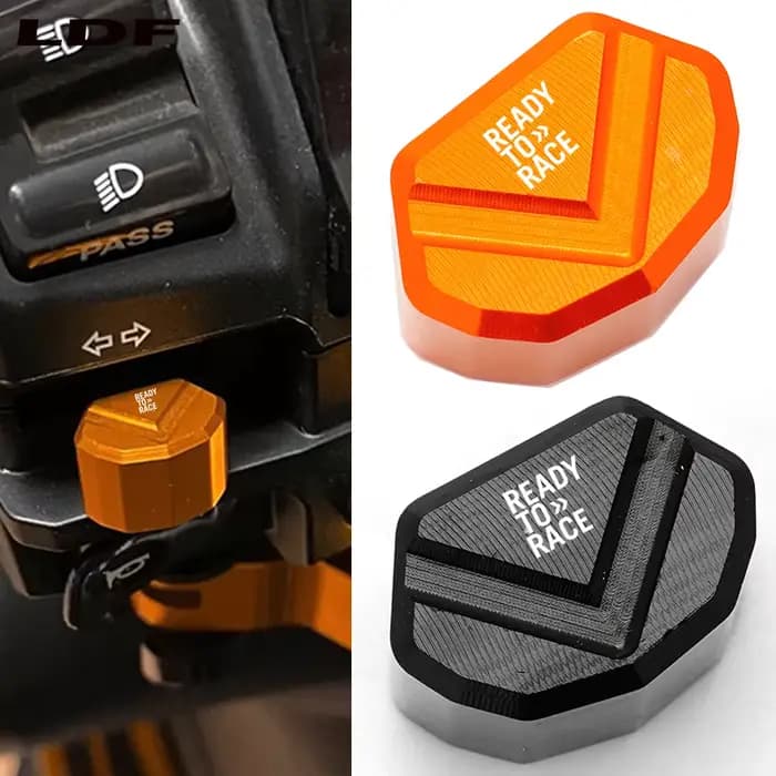 Convient pour KTM prêt à la course Duke 390 690 790 890 1190 Rc390 1290 Adventure Mototcycle CNC bouton de commutation clignotant interrupteur capuchon de clé