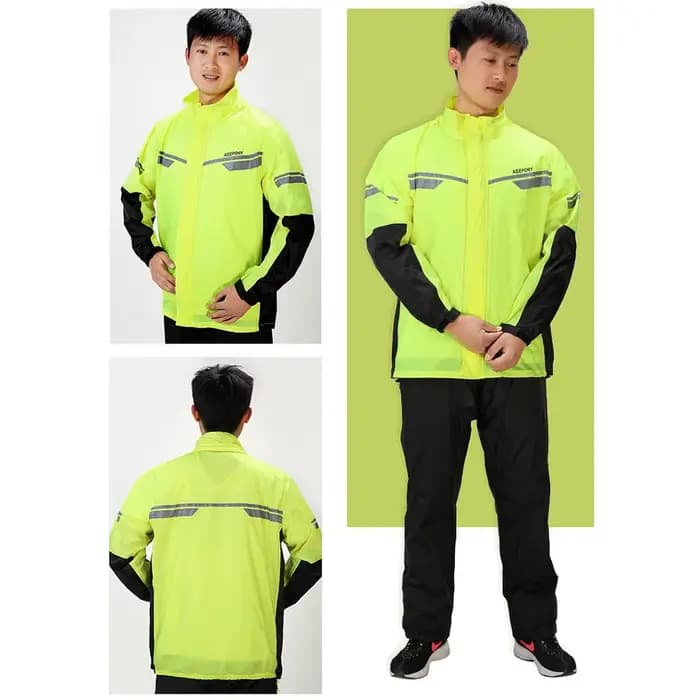 Combinaison de pluie réfléchissante pour moto, imperméable, NANSHI