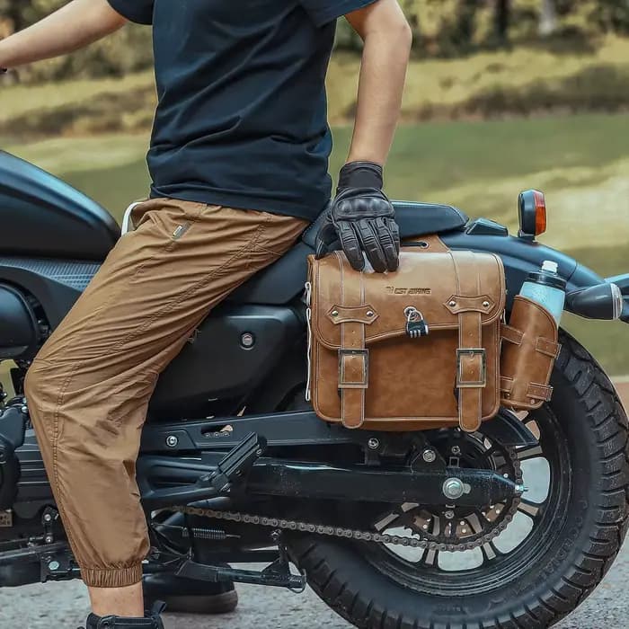 Sac Latéral Universel de Grande Capacité pour Siège Arrière de Moto