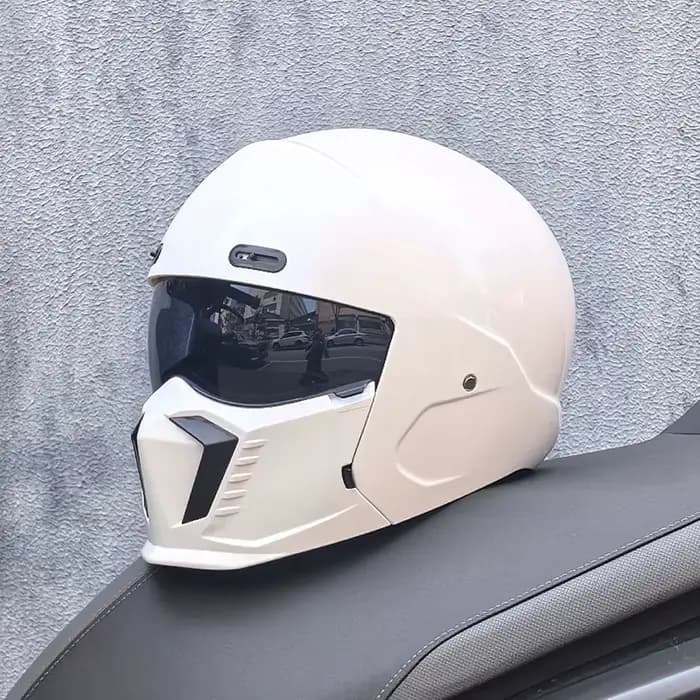 Casque de moto rétro ORZ-GB7 Scorpion
